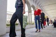 MFW: The Bally Fashion Show at Milan Fashion Week. (Image via Getty)